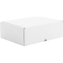 Koli Lazım Renkli E-Ticaret Kutusu - 17X12,5X5,5 - Beyaz