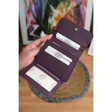 Norvi Leather Çok Bölmeli Hakiki Deri Kartlık Cüzdan