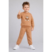 İklimix Erkek Çocuk Eşofman Takımı %100 Pamuk 2 İp