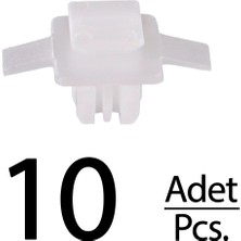 Alpha Auto Part Honda Civic Pilot Cr-V Accord  Için Çamurluk Ağzı Klips - 10 Adet