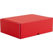 Koli Lazım Renkli E-Ticaret Kutusu - 17X12,5X5,5 - Kırmızı - 50 Adet