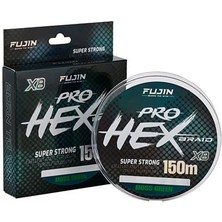 Fujin Pro Hex 8x 150MT. Moss Green Ip Misina