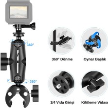 Fimtech 360° Ayarlanabilir Tüm Aksiyon Kameralar Ile Uyumlu Bağlantı Aparatı