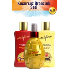 Eda Taşpınar Kusursuz Bronzluk Seti No:19 Bronzing Bomb & Yoğun Işıltılı Spf0 & Koruyucu Losyon