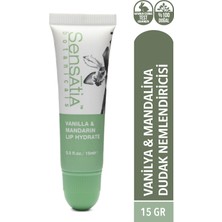 Sensatia Botanicals Nemlendirici ve Onarıcı Doğal Dudak Balmı 15ml - Vanilya & Mandalina