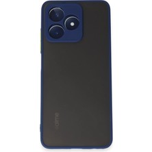 Mobify Realme C53 Kılıf Mat Şeffaf Yapılı Iceshoot Premium Silikon Kapak