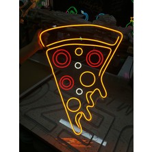 Neonled Pizza Dilimi Işıklı Tabela 69X54CM