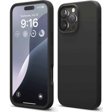 Mobify iPhone 16 Pro Max Kılıf Içi Kadife Kaplı Telefonu Çizmeyen Hafif Yapılı Flexfit Silikon Kapak