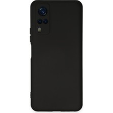 Mobify Vivo Y31 2021 Kılıf Içi Kadife Kaplı Telefonu Çizmeyen Hafif Yapılı Flexfit Silikon Kapak