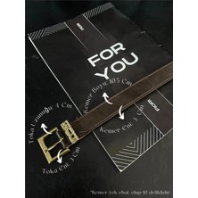 Fiori Yazılı Köprü Gold Toka Kadın Kemer, Pantolon Kemeri, Ceket Kemeri, Elbise Kemeri, Gömlek Kemer