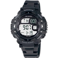Quark QU-336G-1 Dijital Kronometreli Takvimli Alarmlı Işıklı Erkek Kol Saati