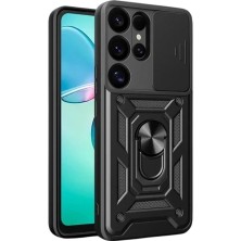 Royal Case Samsung Galaxy S26 Ultra Kılıf Tam Koruma Sağlayan Kamera Sürgülü Sert Silikon Kapak Ryc/pars Yüzüklü