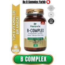 Herovix B Complex 60 Kapsül B Vitaminleri ve Kolin