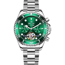 Kronen&söhne Verlux Zümrüt Yeşili Premium Tourbillon Otomatik Erkek Kol Saati