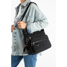 VB Collection Kadın Günlük Postacı Çantası | Su Itici Kumaş | Çok Bölmeli Tasarım