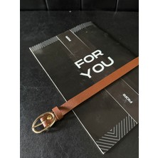 Fiori Gold Tokalı Ince Kemer, Pantolon Kemeri, Gömlek Kemeri, Ceket Kemeri, Elbise Kemeri Mi
