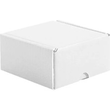 Koli Lazım Renkli E-Ticaret Kutusu - 8X8X4 - Beyaz