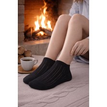 Gigi Giyim File Detaylı Kısa Konçlu Kadın Çorap