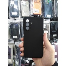 Elixem Samsung A17 Uyumlu Siyah Rubber Silikon Esnek Kamera Korumalı Kılıf