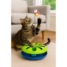 Gold Be Çıngırak Toplu Yaylı Kedi Oyuncağı – 34X26 cm