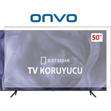 Onvo 50VQ90F3UA Tv Ekran Koruyucu - Onvo 50" Inc 127 Ekran QLED Kırılmaz Koruyucu