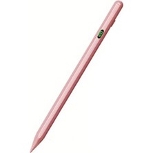 CoverZone ZR61 | Universal Dokunmatik Stylus Kalem LED Göstergeli Manyetik Gövdeli Type-C Şarjlı Hassas Uçlu Çizim ve Not Alma Kalemi Tüm Touchscreen Cihazlarla iPad ile Uyumlu