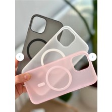 Sidens Store iphone 13 Pro Max Uyumlu Kaliteli Parmak Izi Bırakmaz Gerçek Magsafe Özellikli Mat Şeffaf Kılıf