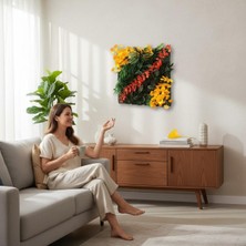 Erhan Flowers Yapay Çiçek Duvar Kaplama 40X60 cm