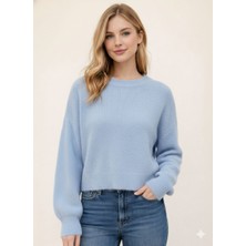 Nihanello Butik Bebe Mavi Yumoş Kazak