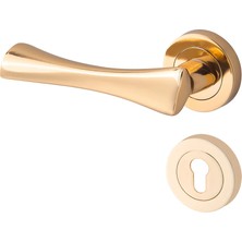 Nobel Pladium Kapı Kolu Albrifin Daire Rozetli Yale Sol