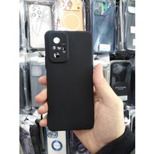Elixem Xiaomi Note 10 Pro Uyumlu Siyah Rubber Silikon Esnek Kamera Korumalı Kılıf