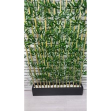 Erhan Flowers 100 cm Saksıda 200 cm 20 Adet  Kokusuz Ahşap Bambu Speratör Gerçekçi Görünüm ile Ev & Ofis Dekorasyonu