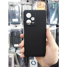 Elixem Xiaomi Note 12 Pro 5G Uyumlu Siyah Rubber Silikon Esnek Kamera Korumalı Kılıf