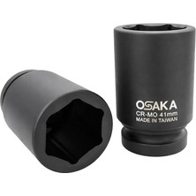 Osaka 1" Altı Köşe Havalı Derin Lokma 41 mm