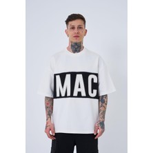 Machinist Erkek Mac Blanket Oversize Tişört Ekru