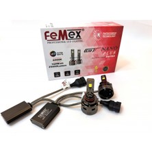 FEMEX HB4 9006 LED XENON LED HEADLİGHT FEMEX GT NANO PLUS CSP LUMILED ROYAL CHİPSET RADYATÖR SOĞUTMALI
