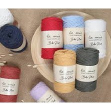 By Nevser La Mia Boho Nar Çiçeği Büküm Makrome Ipi - L019 - 34213