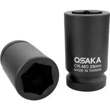 Osaka 1" Altı Köşe Havalı Derin Lokma 29 mm