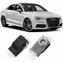 Sm Motors Audi Araçlar İçin Orijinal Geçmeli Soketli Kapı Altı Led Log