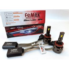 H8/11 LED Xenon LED Headlight Femex Gt Nano Plus Csp Lumıled Royal Chipset Radyatör Soğutmalı