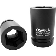 Osaka 1" Altı Köşe Havalı Derin Lokma 36 mm