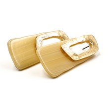 Sose Moda Bej Geometrik Form Gold Küpe - Modern Zarif Tasarım