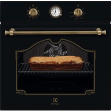 Electrolux EOA5220FOR Surroundcook Katalitik Temizlemeli 72 L Multifonksiyonel Rustik Cam Ankastre Fırın Siyah