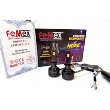 FEMEX H1 LED XENON LED HEADLİGHT FEMEX SUPER MORE CSP SUPERIOR ETI CHİPSET RADYATÖR SOĞUTMALI
