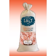 Zencefil Organik Himalaya Tuzu 1 Kg. Bez Torbada Iri Taneli Pembe Renk Himalaya Orijinal Tuz