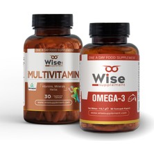 Wiselab Multivitamin + Omega 3  90 Yumuşak Kapsül