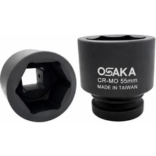 Osaka 1" Altı Köşe Havalı Lokma 55 mm