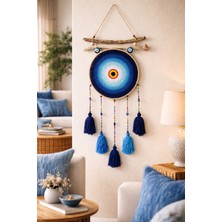 Makromenis Nazar Boncuğu Nazarlık Düşkapanı Kapı Süsü Duvar Süsü