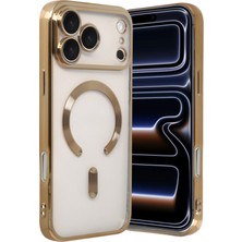 Techno Guru iPhone 17 Pro Kılıf Ince Yapılı ve Magsafe Destekli Airtouch Kross Magneticsafe Silikon Kapak