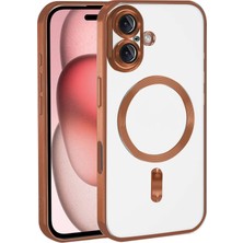 Techno Guru iPhone 17 Kılıf Ince Yapılı ve Magsafe Destekli Airtouch Kross Magneticsafe Silikon Kapak